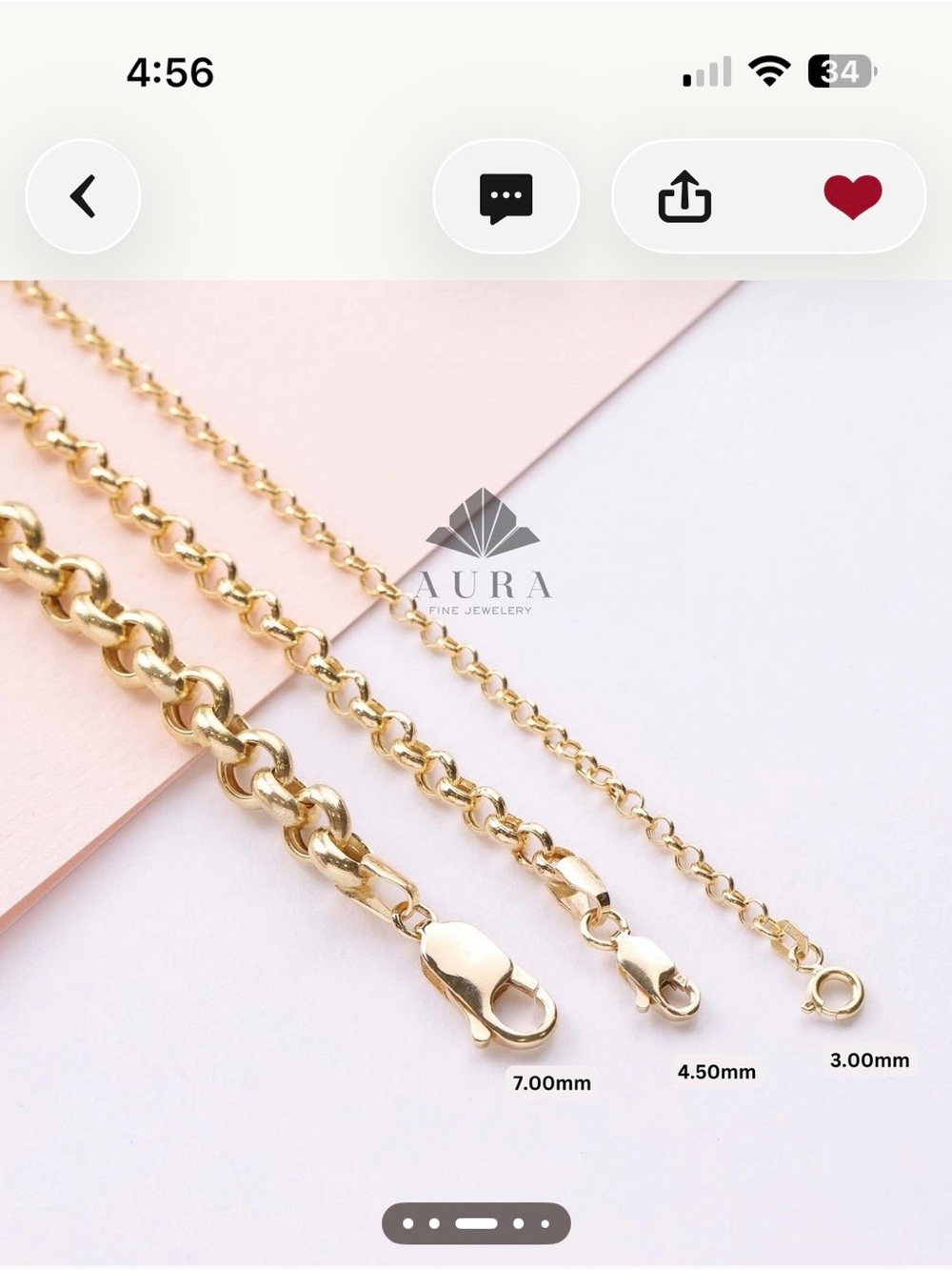 Brand New 14k gold round link Rolo chain; 4.5mm and 18” long - FINAL MARKDOWN!! - Picture 7 of 11